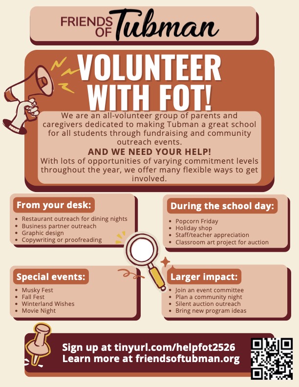 Volunteer with FOT Flyer